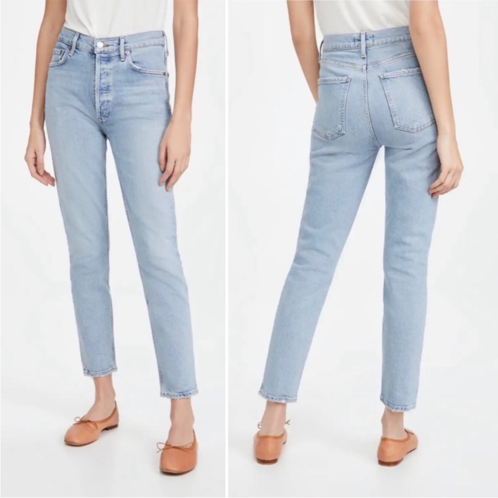 Agolde • nico high rise slim jean in cliffside sz 27